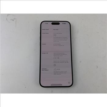 Apple IPhone 15 Pro Max Activation Locked, Sold For Parts
