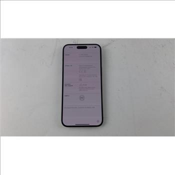 Apple IPhone 15 Pro Max Activation Locked, Sold For Parts