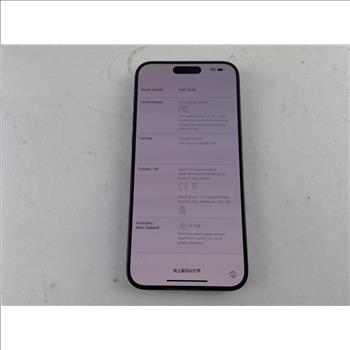 Apple IPhone 15 Pro Max Activation Locked, Sold For Parts