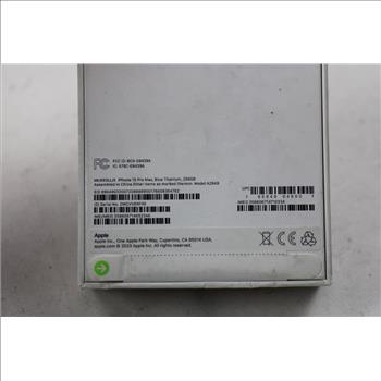 Apple IPhone 15 Pro Max, Blue Titanium, 256 Gb