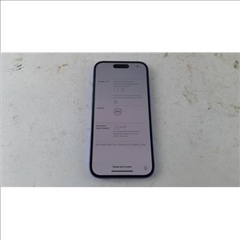 Apple IPhone 16, Activation Locked, Sold For Parts