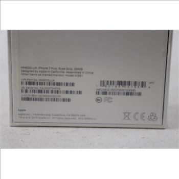 Apple IPhone 7 Plus 256GB, And Case