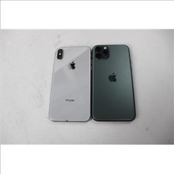 Apple IPhone Lot, 2 Pieces, Sold For Parts