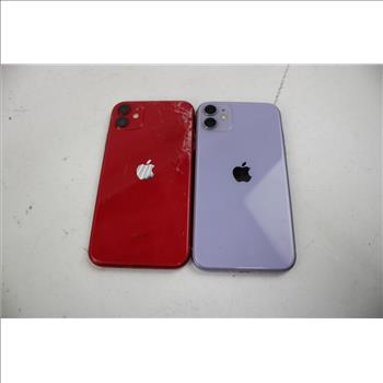 Apple IPhone Lot, 2 Pieces, Sold For Parts