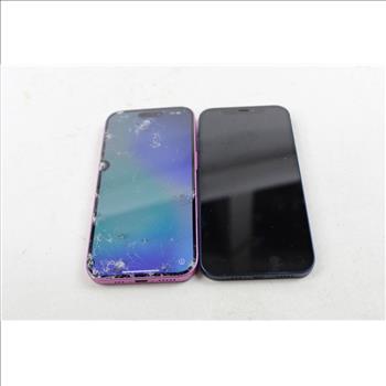 Apple IPhone Lot, 2 Pieces, Sold For Parts