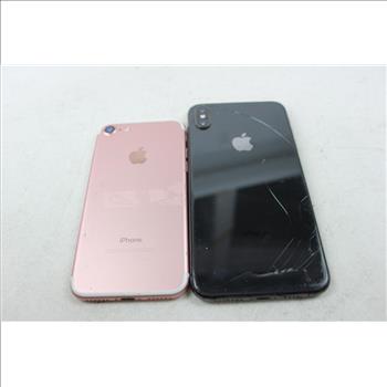 Apple IPhone Lot, 2 Pieces  Sold For Parts