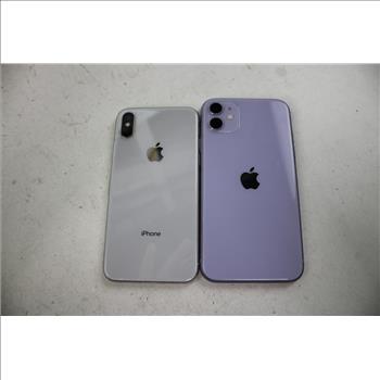 Apple IPhone Lot, 2 Pieces, Sold For Parts