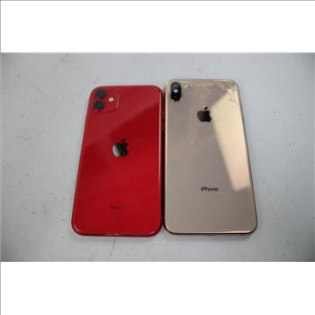 Apple IPhone Lot, 2 Pieces, Sold For Parts