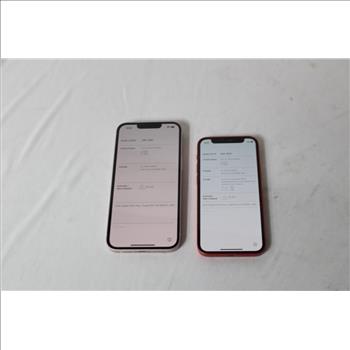 Apple IPhone Lot, 2 Pieces, Sold For Parts