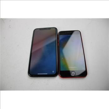 Apple IPhone Lot, 2 Pieces, Sold For Parts