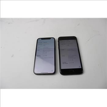 Apple IPhone Lot, 2 Pieces, Sold For Parts