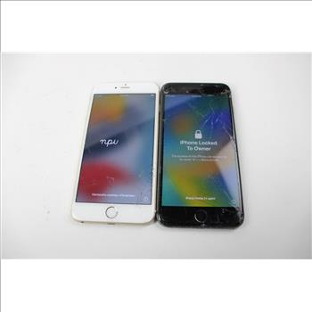 Apple IPhone Lot, 2 Pieces, Sold For Parts