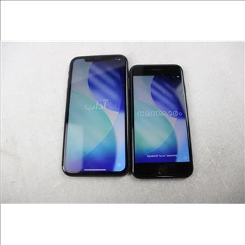 Apple IPhone Lot, 2 Pieces, Sold For Parts