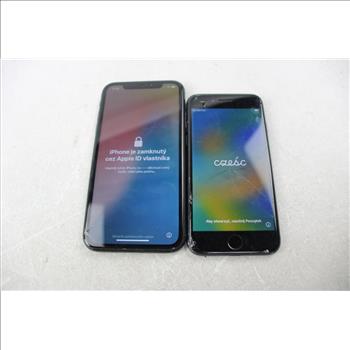 Apple IPhone Lot, 2 Pieces, Sold For Parts