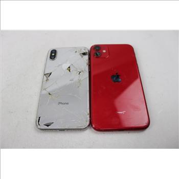 Apple IPhone Lot, 2 Pieces  Sold For Parts