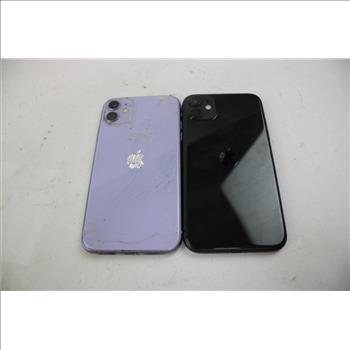 Apple IPhone Lot, 2 Pieces, Sold For Parts