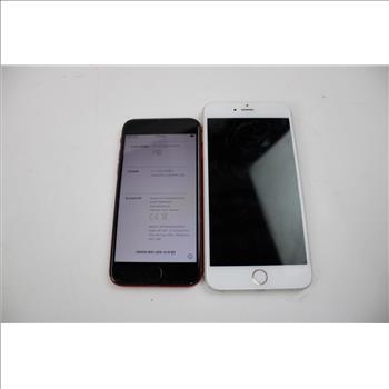 Apple IPhone Lot, 2 Pieces, Sold For Parts