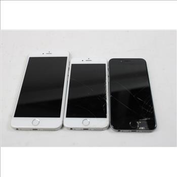 Apple IPhone Lot, 3 Pieces
