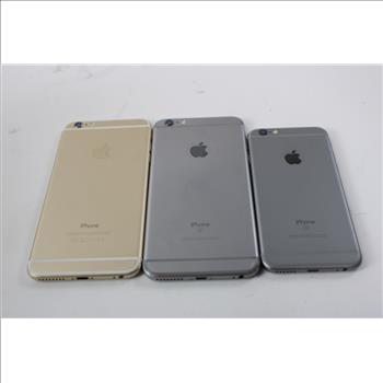 Apple IPhone Lot, 3 Pieces