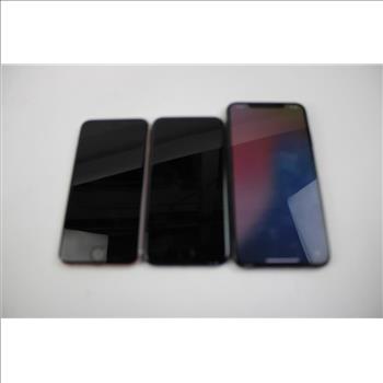 Apple IPhone Lot, 3 Pieces, Sold For Parts