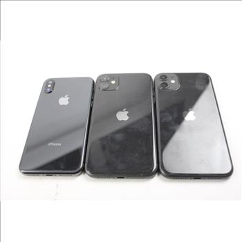 Apple IPhone Lot, 3 Pieces  Sold For Parts