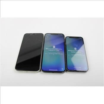 Apple IPhone Lot, 3 Pieces, Sold For Parts