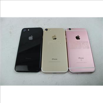 Apple IPhone Lot, 3 Pieces  Sold For Parts