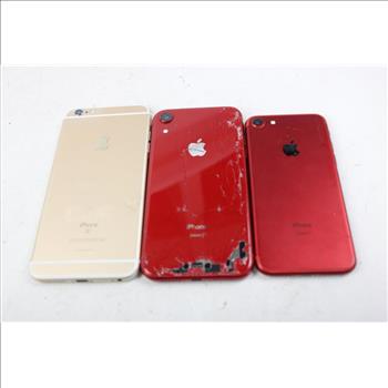 Apple IPhone Lot, 3 Pieces  Sold For Parts