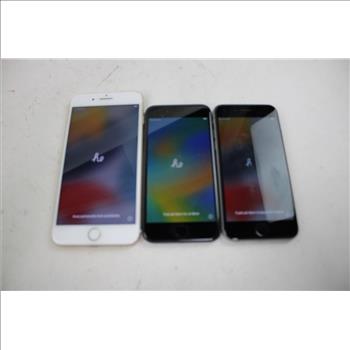 Apple IPhone Lot, 3 Pieces  Sold For Parts