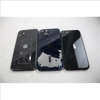 Apple IPhone Lot, 3 Pieces, Sold For Parts