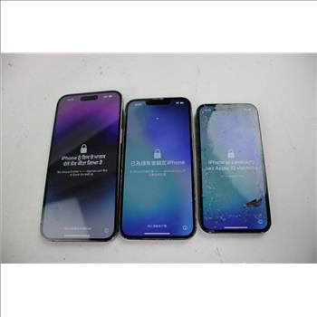 Apple IPhone Lot 3 Pieces Sold For Parts