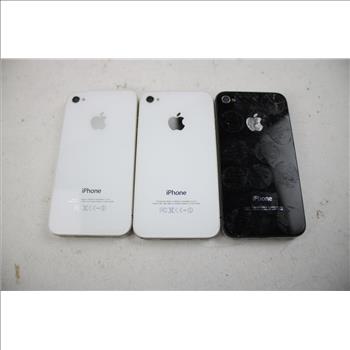 Apple IPhone Lot, 3 Pieces  Sold For Parts