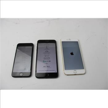 Apple IPhone Lot, 3 Pieces, Sold For Parts