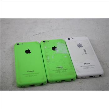Apple IPhone Lot, 3 Pieces, Sold For Parts