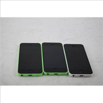 Apple IPhone Lot, 3 Pieces, Sold For Parts