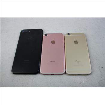 Apple IPhone Lot, 3 Pieces  Sold For Parts