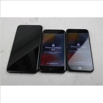 Apple IPhone Lot, 3 Pieces  Sold For Parts