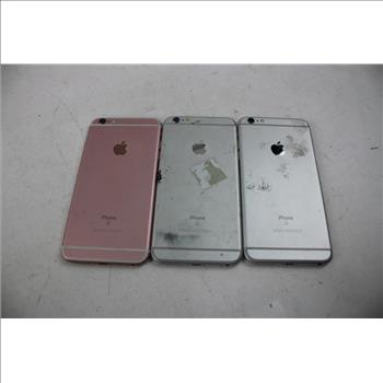 Apple IPhone Lot, 3 Pieces  Sold For Parts