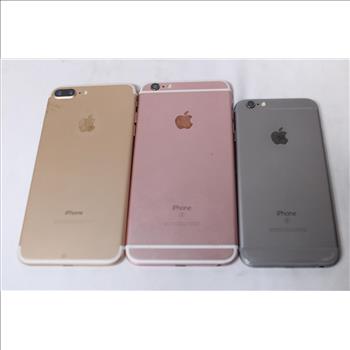 Apple IPhone Lot, 3 Pieces, Sold For Parts