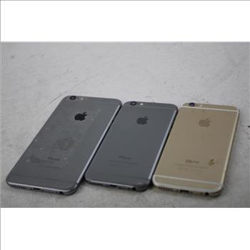 Apple IPhone Lot, 3 Pieces  Sold For Parts