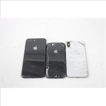 Apple IPhone Lot, 3 Pieces  Sold For Parts