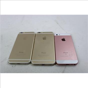 Apple IPhone Lot, 3 Pieces  Sold For Parts
