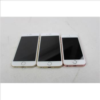 Apple IPhone Lot, 3 Pieces  Sold For Parts