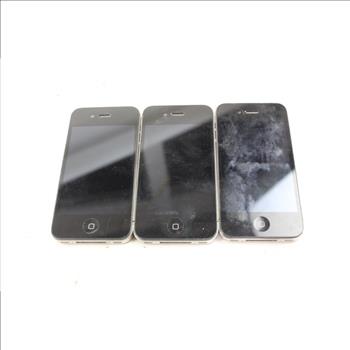 Apple IPhone Lot, 3 Pieces  Sold For Parts