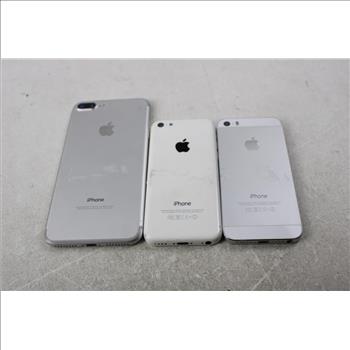 Apple IPhone Lot, 3 Pieces, Sold For Parts