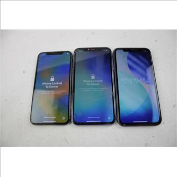 Apple IPhone Lot, 3 Pieces  Sold For Parts