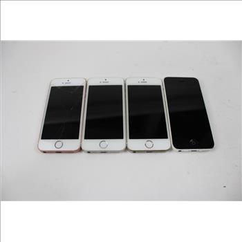 Apple IPhone Lot, 4 Pieces  Sold For Parts