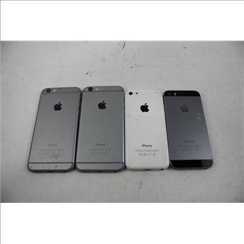 Apple IPhone Lot, 4 Pieces, Sold For Parts