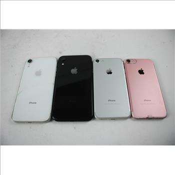 Apple IPhone Lot, 4 Pieces  Sold For Parts