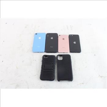 Apple Iphone Lot, 4 Pieces, Sold For Parts